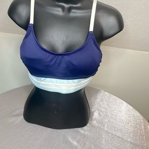 Blue Bikini top from Target. NWT! Size 8-10 Medium
